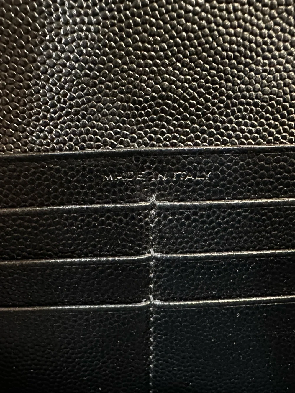 SAINT LAURENT CASSANDRE YSL MONOGRAM LARGE FLAP WALLET